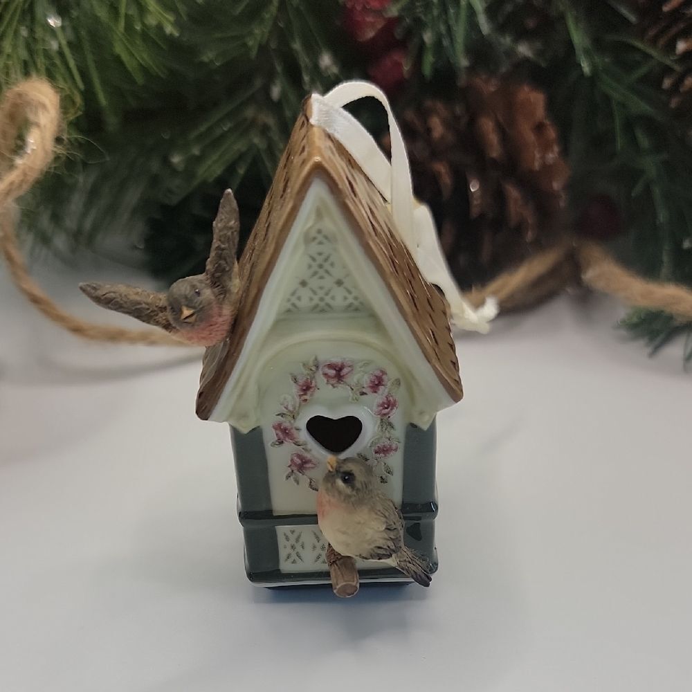 Bradford Editions Primrose Perch Ornament Collection Vintage 90s